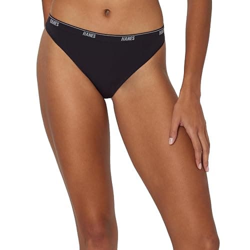 Hanes Women's Moves Underwear, 360° Flex Stretch Panties, Smooth & Seamless Hipsters Bikinis Or Thongs, 6-Pack thumbnail 2