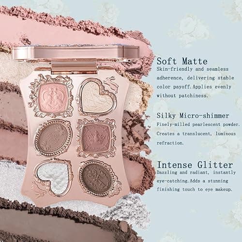 Flower Knows Lidschatten-Palette Bunny Garden Kollektion 6-Farben Hasengesicht-Palette Schimmer Matt Satin Makeup Kosmetik (C03) thumbnail 9