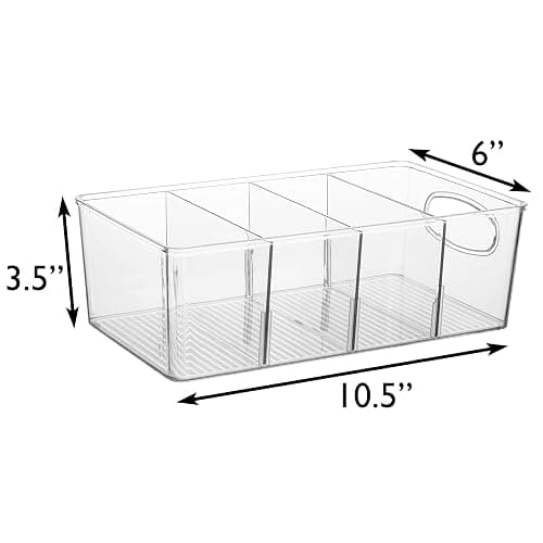 Pantry Organizers and Storage, Cabinet Organizer Kitchen Organizers and Storage - Fridge Organizer & Snack Organizer - Refrigerator Organizers and Storage, Cupboard Shelf Organizer - 2 Pack thumbnail 6