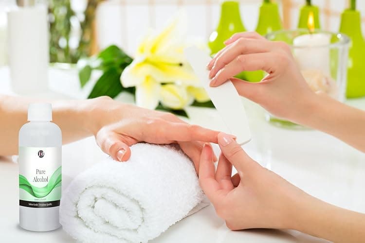 100% Pure Alcohol Prep & Wipe Cleanser Nail Gel Polish Residue Remover (100ml) thumbnail 6