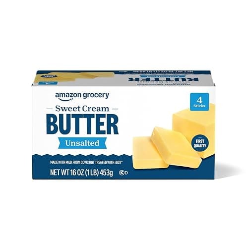 Amazon Grocery, Sweet Cream Butter, Unsalted, 16 Oz - Image 1