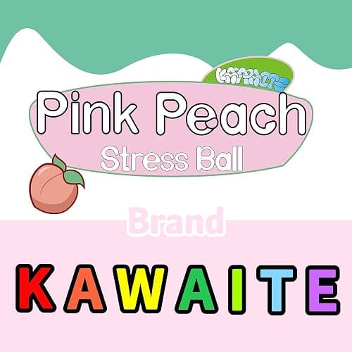 Squishy Peach Stress Balls Peach Miniature Fruit Figurines for Adults | Fruit Stress Dough Ball Collectible Figurines, Pink Peach Squishy Ball for Adults Desk Decor thumbnail 6