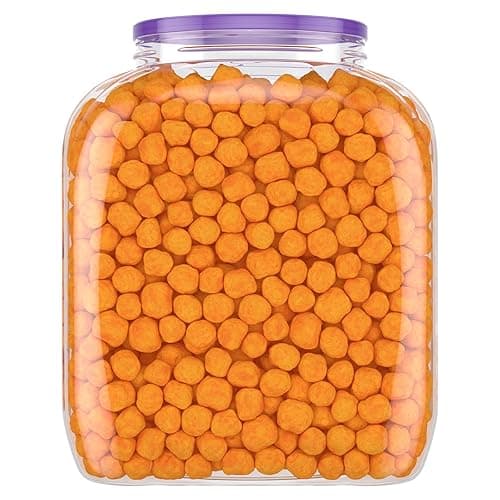 Utz Cheese Balls Barrel, Tasty Snack Baked with Real Cheddar Cheese, Delightfully Poppable Party Snack, Gluten, Cholesterol and Trans-Fat Free, Kosher Certified, 36.5 Oz thumbnail 5
