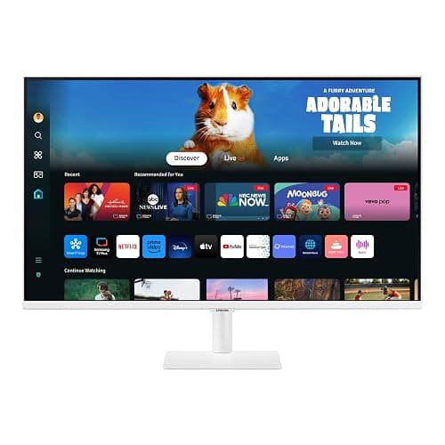 SAMSUNG 32-Inch M5 (M50D) Series FHD Smart Monitor with Streaming TV, Speakers, HDR10, Gaming Hub, Multiple Ports, Workout Tracker, Vision Accessibility Tools, LS32DM501ENXZA, 2024 thumbnail 9