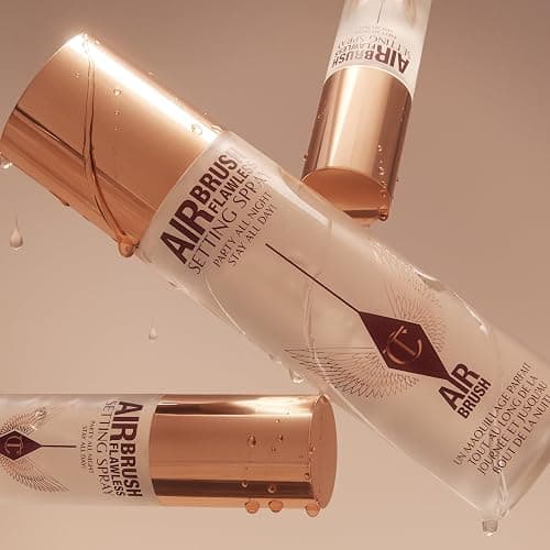 Charlotte Tilbury Airbrush Flawless Setting Spray - Gift Set Essential - Ultra-Fine Mist to Prime & Set Makeup - Perfect for Pairing with Other Skincare & Makeup Favorites thumbnail 8