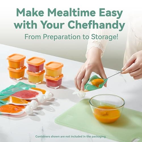 Baby Food Maker | Baby Food Processor with Steaming Basket | Baby Steamer, Blender, and Puree Maker | Milk Warmer Machine | Auto Cooking & Grinding | Touch Screen Control (Green) thumbnail 8