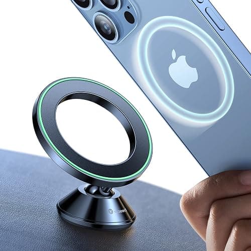 VICSEED 2025 Upgrade for MagSafe Car Mount, [Military-Grade] [High & Low Temp Resistance] Magnetic Phone Holder for Car Dashboard 360 Rotatable Car Phone Holder Mount for iPhone 17 Pro Max 16 15 14 13 - Image 1