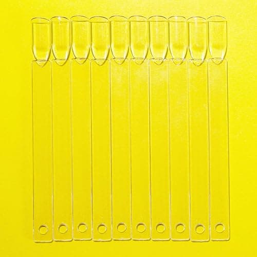 Nail Swatch Sticks with Ring for Nail Color Display Nail Art Supplies Nail Practice Samples (200pcs, transparent) thumbnail 4