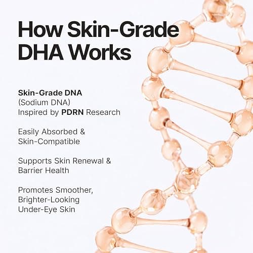 Enaskin Naturals PDRN Peptide Under Eye Patches for Dark Circles, 30 Pairs | These Under Eye Masks Help Reduce the Look of Wrinkles, Puffiness and Under Eye Bags, Leaving the Eye Area Looking Smoother thumbnail 3