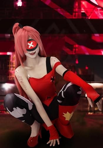 C-ZOFEK US Size Cosplay Costume With Gloves Eye Mask Shoes Cover Full Set Outfit for Halloween Women thumbnail 6