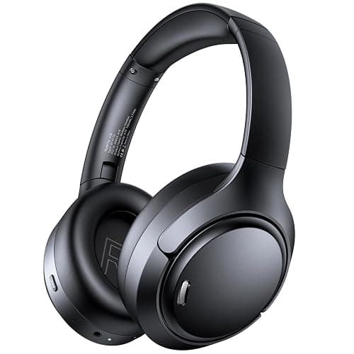 Hybrid Active Noise Cancelling Bluetooth 6.0 Headphones 120H Long Playtime, 6 ENC Mic, Over Ear Headphones Wireless, Hi-Res Audio, Memory Foam Earcup, Transparency Mode ANC Headphone for Travel Office - Image 1