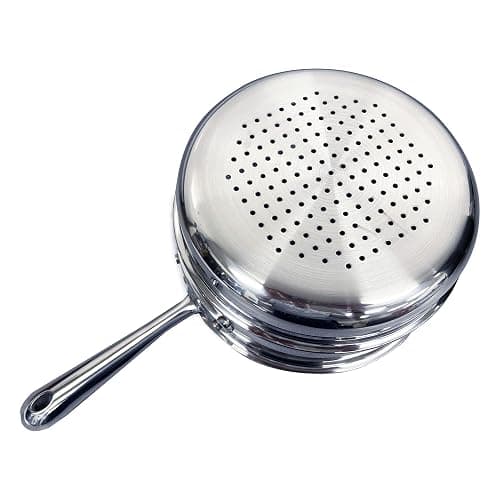 All-Clad Specialty Stainless Steel Universal Steamer for Cooking 8 Inch Food Steamer, Steamer Basket Silver thumbnail 4