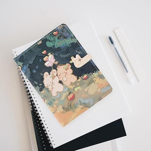 Zeph Hosea Cute Cartoon PU Leather Notebook Kawaii Journal Notebook Japanese Sketchbook A5 Diary Notepad Travel Notebook thumbnail 6