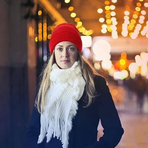 NPJY Unisex Beanie for Men and Women Knit Hat Winter Beanies | Warm-Keep & All-Size, Comfortable & Durable, Soft for Winter Weather thumbnail 4