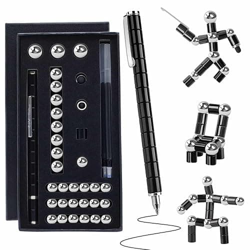 Gifts for Men Fidget Pen - Christmas Stocking Stuffers for Teen Ages 15+, White Elephant Gifts for Adults, Anniversary Birthday Gift for Him, Cool Gadget for Men Best for Stress Relief and Kill Time - Image 1