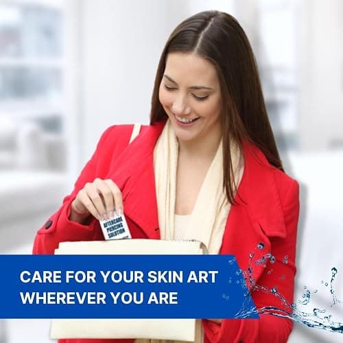 BodyJ4You Piercing Aftercare Spray - Saline Solution Natural Keloid Bump Removal - Ear Piercing Cleaner Nose Septum Belly Button Cartilage - Sea Salt Aloe Vera Rosemary - Fine Mist 2 Fl Oz thumbnail 7