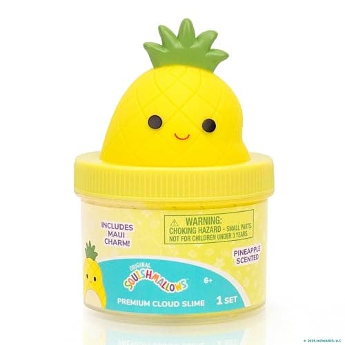 Original Squishmallows Maui The Pineapple Premium Cloud Slime, Pineapple-Scented, Squishmallows Party Favors for Kids 8-12, Girl Toys 8-10 Years Old, Slime Kit for Girls Ages 8-12, Slime for Kids thumbnail 7