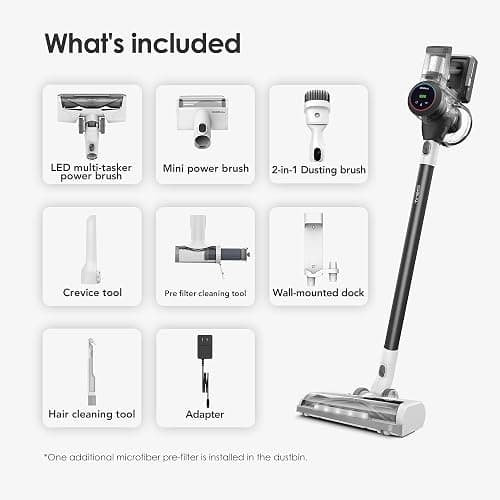 Tineco Pure ONE S11 Cordless Vacuum Cleaner, Smart Stick Handheld Cleaner Strong Suction & Lightweight, Cordless Handheld Vacuum Deep Clean Hair, Hard Floor, Carpet, Car (Pure ONE S11 Grey) thumbnail 8