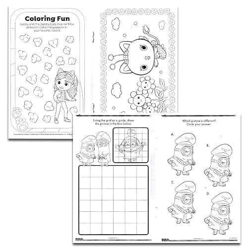 24 Pack Small Coloring Books for Kids Ages 4-8, 2-4 - Bulk Coloring Bundle Classroom Rewards, Prizes, PreK Kindergarten Party Favors with Disney, Nick, More | Mini Activity Books for Boys, Girls thumbnail 3