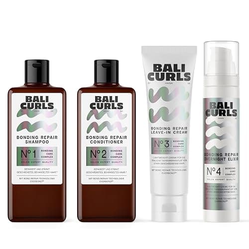 BALI CURLS Bonding Repair Set – 4-Schritte Reparaturroutine für geschädigtes, welliges & lockiges Haar – Tiefenreparatur, Stärkung & Geschmeidigkeit - Image 1
