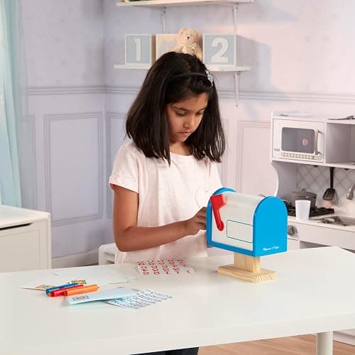 Melissa & Doug My Own Wooden Mailbox Activity Set and Educational Toy thumbnail 8