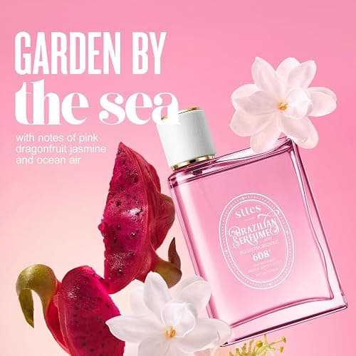 Sttes Perfume 608# (Delicious Pink Dragonfruit) - Eau de Perfume 100ml (3.4fl oz) Fruity and Floral (Vanilla + Jasmine + Red Pitaya) thumbnail 6