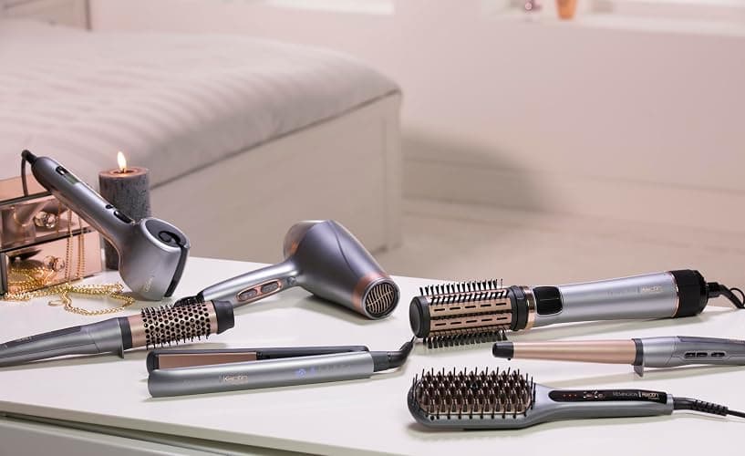 Remington Brosse Soufflante Rotative automatique [Soin kératine & huile d'amande] Keratin Protect (1000W, Céramique, Température variable, 3 accessoires: 2 brosses rondes 40 & 50mm + de Volume) AS8811 thumbnail 15