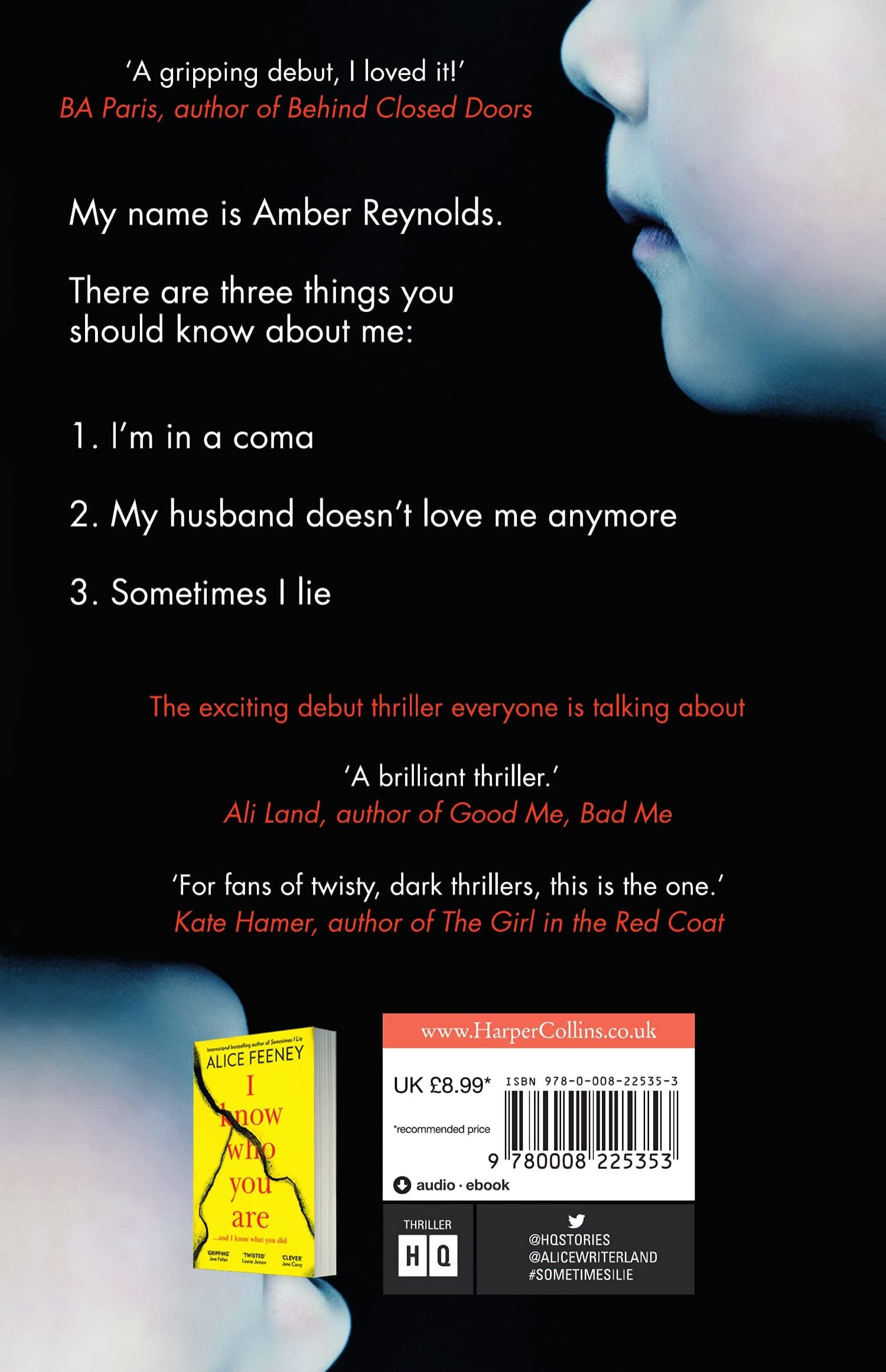 Sometimes I Lie: A tense and gripping psychological suspense thriller from the New York Times and Sunday Times bestselling author of the Number 1 Netflix smash hit, His and Hers thumbnail 2