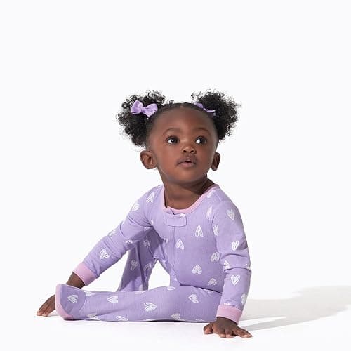 Onesies Brand baby-girls 4-pack Sleep 'N Play Footies Multi Pack - 0-3 Months - Rainbows thumbnail 2