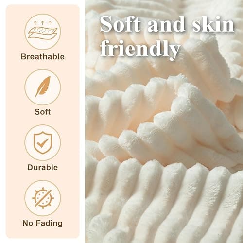 XOFUGEM Premium Beige Bean Bag Chair for Adults with Armrest- Ultra Plush Memory Foam Lounge Sofa & Comfy Reading Nook Chair for Bedroom, Living Room & Dorm (White, Without Pedals) thumbnail 3
