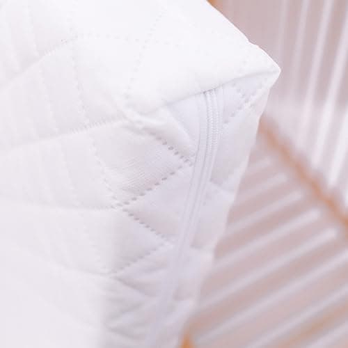 Viculii Waffi Baby Space Saver Baby Cot and Mattress 100x50x10cm | Compact Mini Natural Cot with Drop Side and Mattress thumbnail 5