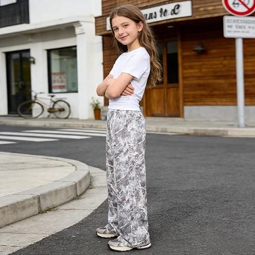 Voxikodex Girls Clothes 2 Piece Long Sleeve Shirt Tops Casual Pants Fall Winter Outfits for Teen Tween Girls 7-14 Years thumbnail 2