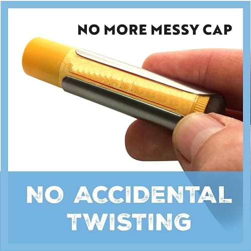 TALLAC HOUSE Lip Balm Holder Keychain, Stainless Steel Sleeve Made In USA thumbnail 5