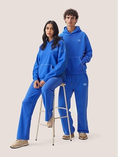 Aelfric Eden Womens Sweatsuits 2 Piece Set Oversized Fleece Hoodie and Sweatpants Track Suits Sweat Matching Lounge Pants thumbnail 3