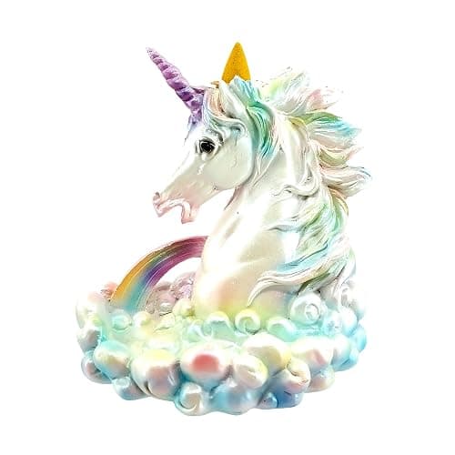 Fantasy Gifts Cloud Breathing Unicorn Backflow Burner – 5.5 x 5.75 Inch Fantasy Waterfall Décor Accent | Whimsical Unicorn Tabletop Decoration for Meditation & Home Décor thumbnail 6