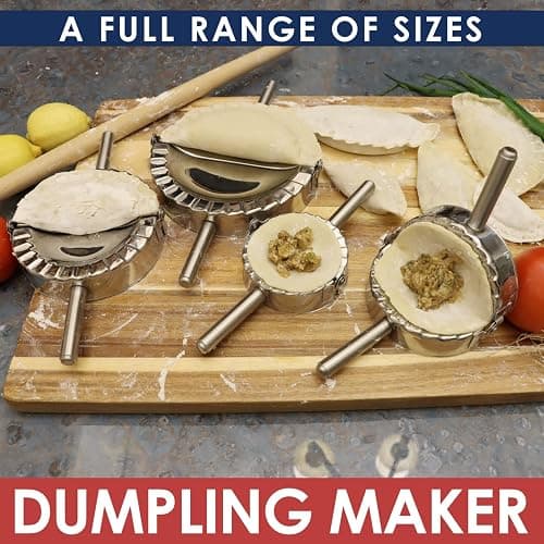 Best Utensils Stainless Steel Ravioli Mold Pierogi Dumpling Maker Wrapper Pastry Dough Cutter Kitchen Accessories (L: 4.5 inch) thumbnail 8