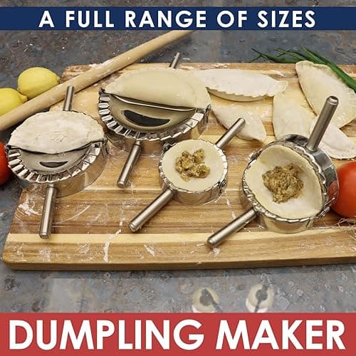 Best Utensils Stainless Steel Ravioli Mold Pierogi Dumpling Maker Wrapper Pastry Dough Cutter Kitchen Accessories (L: 4.5 inch) thumbnail 9