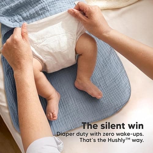 KeaBabies Muslin Baby Swaddles for Newborns, 3pk,100% Cotton (Ecru, OS) | Organic Cotton Swaddles Sleep Sack 0-3 Months, Infant, Baby Girls, Boys, Soft Breathable Summer Swaddler, Easy Quiet Closure thumbnail 8