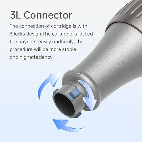 M8S Microneedling Pen Professional Wireless Derma Pen with 22 Replacement Cartridges Needles 6 Speeds Adjustable Micro Needling Microneedle Machine for Skin Care M8SKIT-UK thumbnail 3