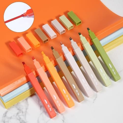 Mr. Pen- Aesthetic Highlighters No Bleed, 8 Pack, Assorted Colors | Chisel Tip, Cute Highlighters Assorted Colors for Journaling, Highlighting, Underlining, Fast Dry, Back to School Supplies thumbnail 7