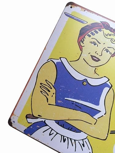 ERLOOD Today's Menu Take It or Leave It Retro Vintage kitchen Signs Wall Decor Metal Tin Sign 12X 8 thumbnail 4