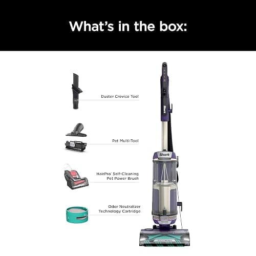 Shark POWERDETECT Upright Vacuum Cleaner with HEPA Filter, Heavy Duty Vacuum with Powerful Suction for Pet Hair Pickup, DuoClean Technology, Powered Lift-Away, Ideal for Carpets & Hardfloors, AZ4002 thumbnail 21