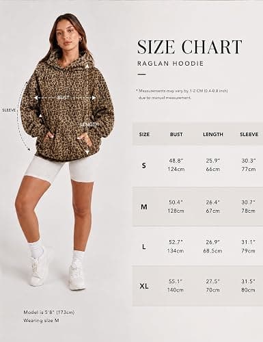 Lauweion Women Solid Basic Fleece Letter Loose Hoodie Sweatshirt Long Sleeve Kangaroo Pocket Drop Shoulder Pullovers Top thumbnail 5