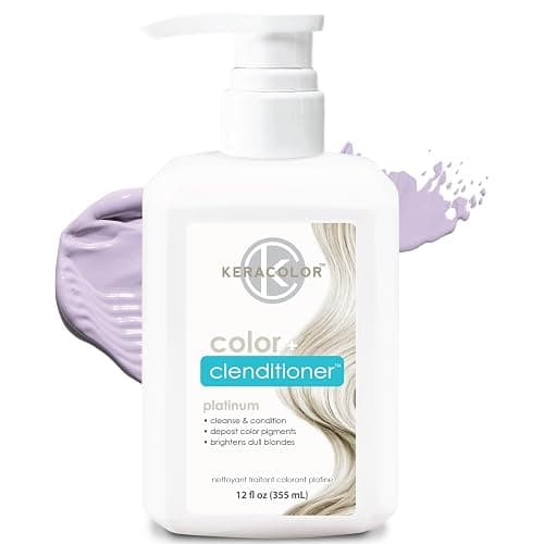 Keracolor Color + Clenditioner 3-in-1 Color-Depositing Conditioner, Gently Cleanses & Conditions, Semi-Permanent Hair Color, 23 Shades, 12 Fl Oz - Image 1