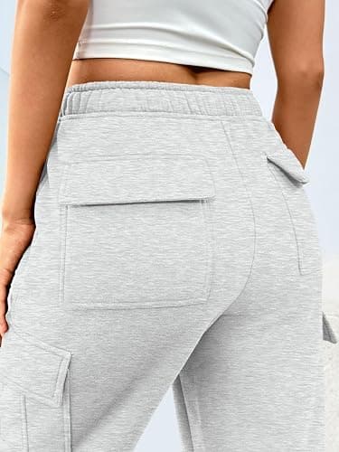 Trendy Queen Womens Sweatpants Wide Leg Cargo Barrel Baggy Pants Joggers Fall Clothes Work 2025 Travel Outfits thumbnail 5