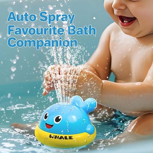 Baby Light Up Bath Toys: Toddler Bath Toy for 1 2 Year Old - Bath Toys for Babies 6-12 Months with Colorful Lights - Baby Boy girl Gifts Kids Toys Age 1-3 thumbnail 5