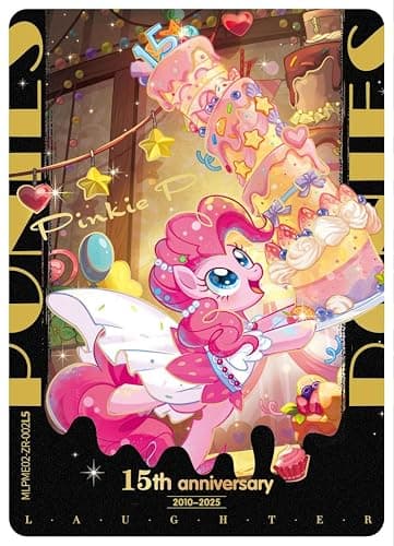 KAYOU My Little Pony Friendship Eternal Cards, Moon Edition Series 2, English, 12 Blister Packs Display with Promo Card, Anniversary Celebration Theme thumbnail 5