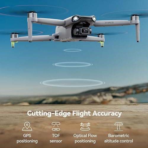 Ruko F11PRO 2 Drone with 6K Camera for Adults, 3-Axis Gimbal, 4K/30fps Video, 70-Min Flight Time with 2 Batteries, 10000ft FPV Transmission Professional Drone, Auto Return, Beginner Mode thumbnail 6