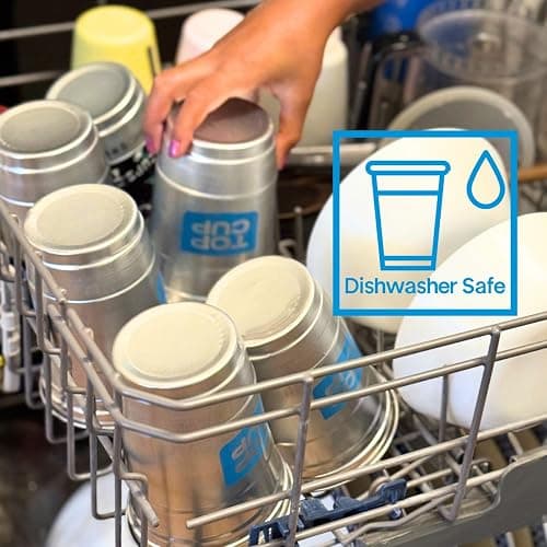 Top Cup by Ball – 20 Ounce, 30 Count, Reusable Aluminum Party Cups | Cold-Holding, Recyclable, Made in USA thumbnail 4
