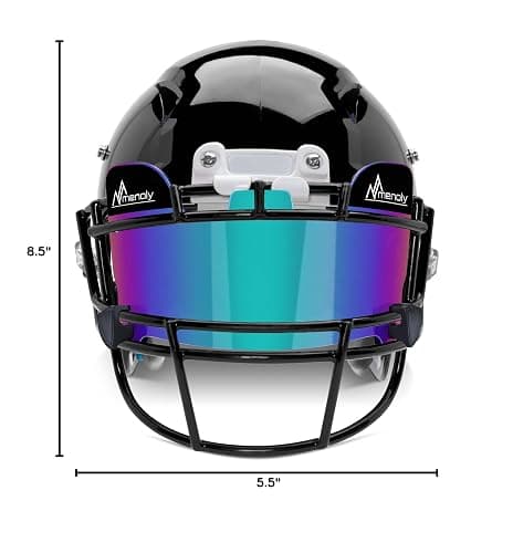 MENOLY Football Visor, Youth Football Helmet Viosor, Scratch Resistant, UV Block, Facial Protection Visor for Football Helmet thumbnail 8